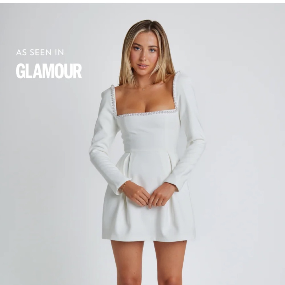 Odd Muse The Ultimate Muse Pearl Dress in white